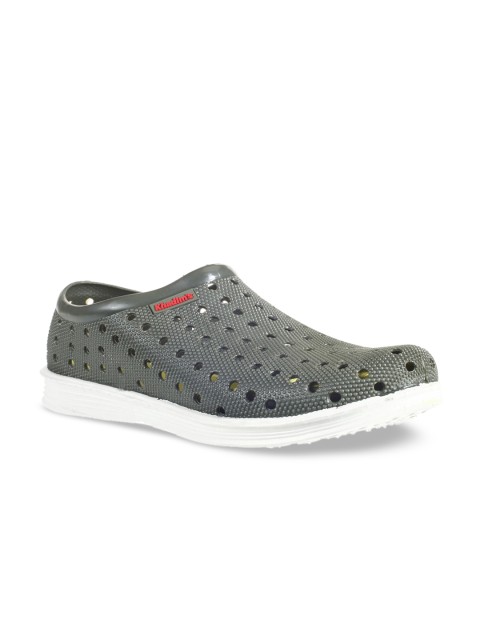 

Khadims Men Olive Green Slip-On Sneakers