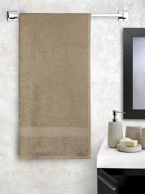 

Trident Beige Solid 380 GSM Medium Bath Towel