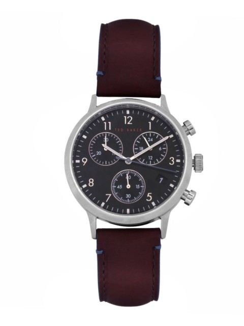 

Ted Baker Men Black & Purple Analogue Watch BKPCSF901