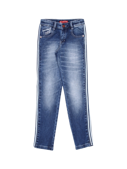 

Monte Carlo Boys Blue Regular Fit Mid-Rise Clean Look Stretchable Jeans