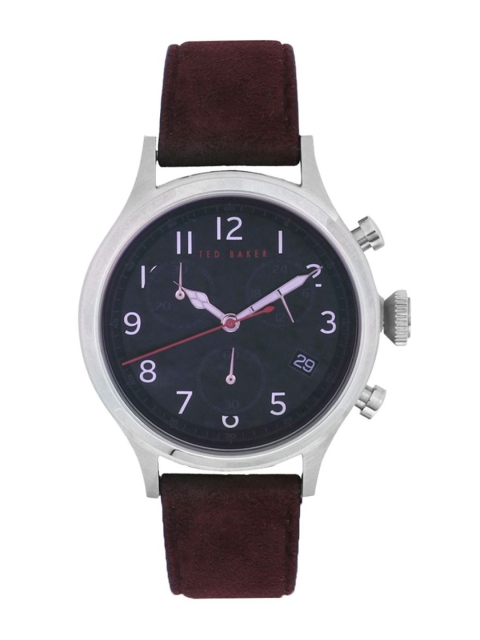 

Ted Baker Men Navy Blue & Brown Analogue Watch BKPLNF906