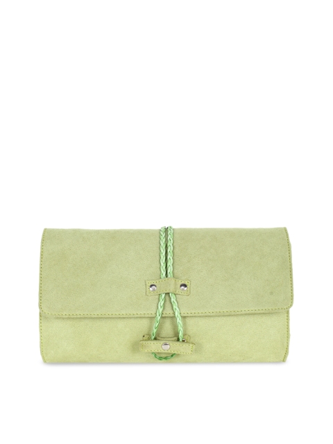 

yelloe Green Solid Envelope Clutch