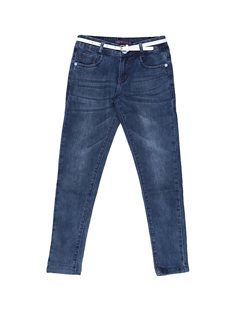 

Monte Carlo Girls Blue Regular Fit Mid-Rise Clean Look Jeans