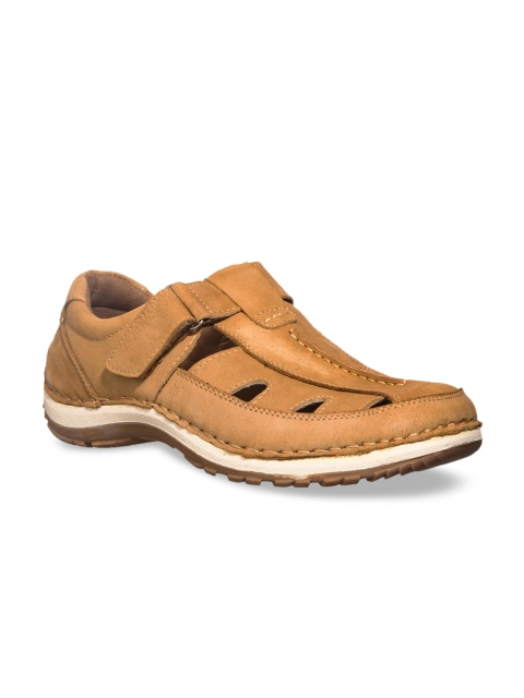 

Khadims Men Beige Solid Fisherman Sandals