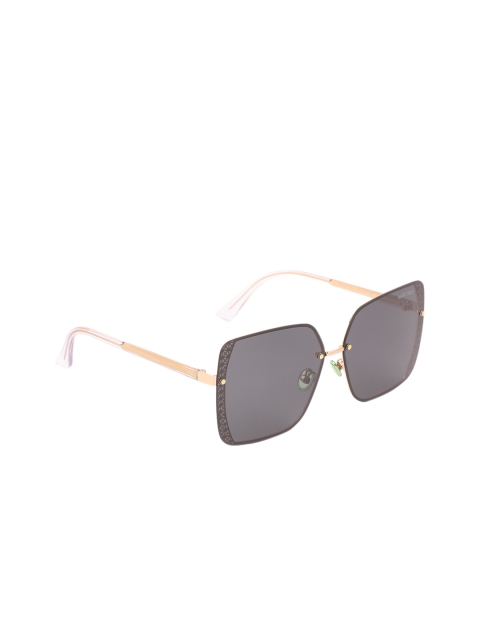

MARC LOUIS Women Polarised and UV Protected Square Sunglasses 72020C01SG, Grey