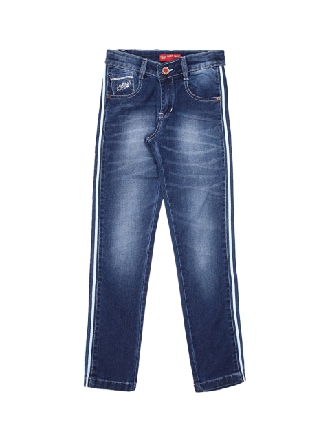 

Monte Carlo Boys Blue Regular Fit Mid-Rise Clean Look Jeans