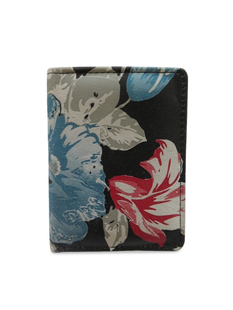 

Spice Art Women Black Floral Printed Card Holder
