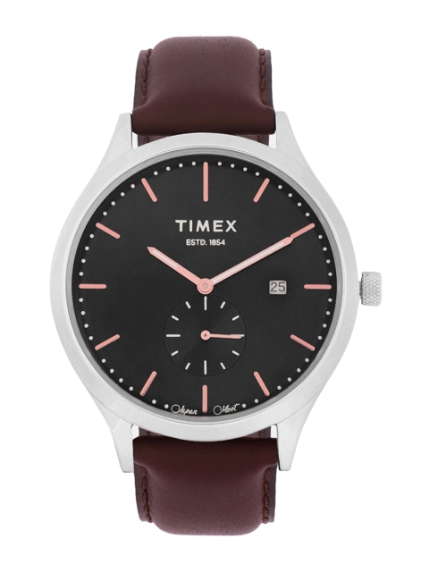 Timex Men Black Analogue Watch TW000T315