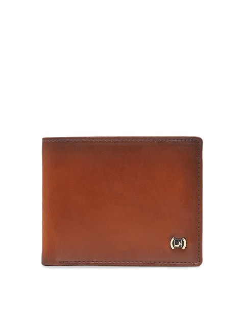 

Da Milano Men Brown & Brown Solid Two Fold Wallet
