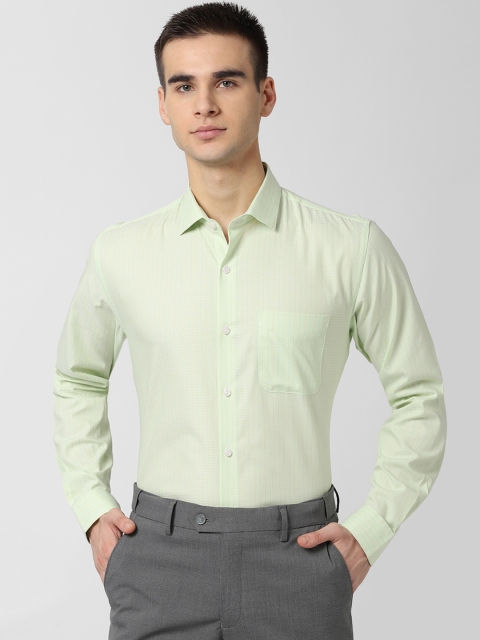 

Peter England Men Sage Green Slim Fit Solid Formal Shirt