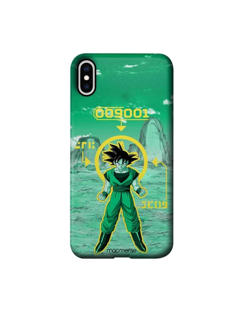 

macmerise Greeen & Yellow Over 9000 iPhone XS Max Case, Green