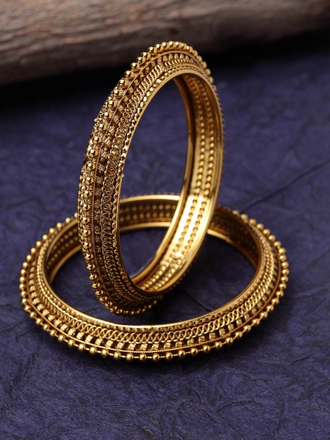 

Stoln Girls Set of 2 Gold-Plated Bangles
