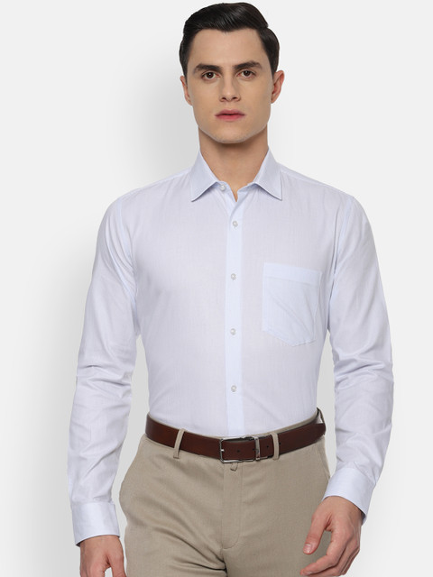 

Van Heusen Men Blue Slim Fit Solid Formal Shirt