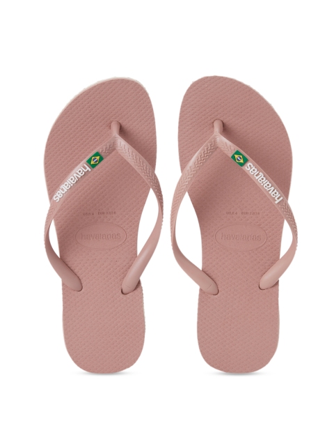 

Havaianas Women Mauve Solid Thong Flip-Flops
