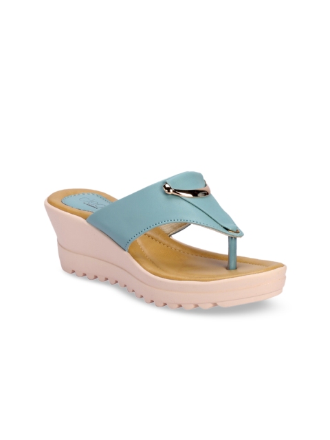 

Khadims Women Blue Solid Heels