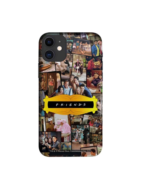 

macmerise Beige & Yellow Friends Collage Printed iPhone 11 Case