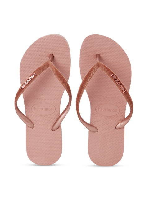 

Havaianas Women Brown Solid Thong Flip-Flops