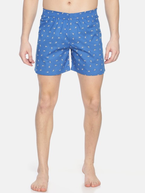 

IVOC Men Blue Printed Pure Cotton Boxers IOMBS02SC03L34-3401