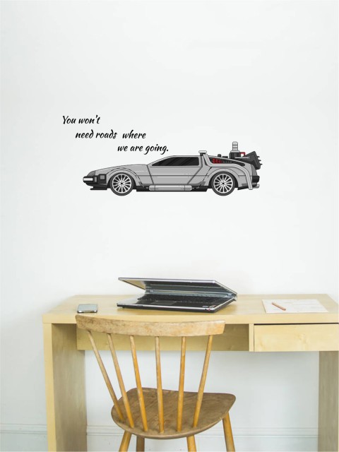 

rawpockets Multicoloured Car Rider PVC Vinyl Wall Stickers, Multi