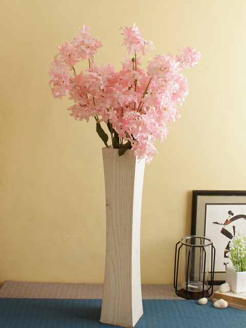

Aapno Rajasthan Set Of 2 Pink Artificial Cruciferous Flower Stems