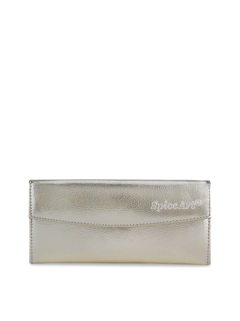 

Spice Art Women Muted Gold-Toned Textured Envelope
