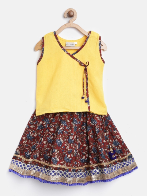 

BownBee Yellow Ready to Wear Lehenga with Blouse