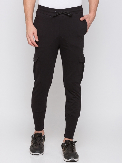 

Globus Men Black Regular Fit Solid Joggers