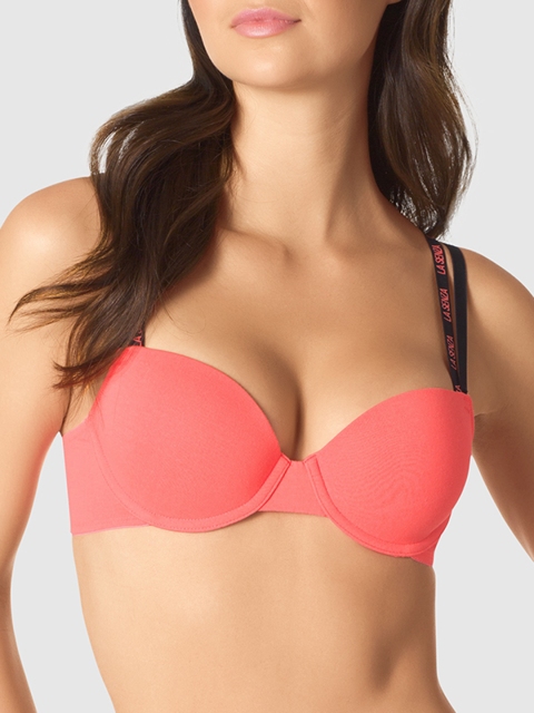 

La Senza Pink Solid Underwired Lightly Padded Everyday Bra