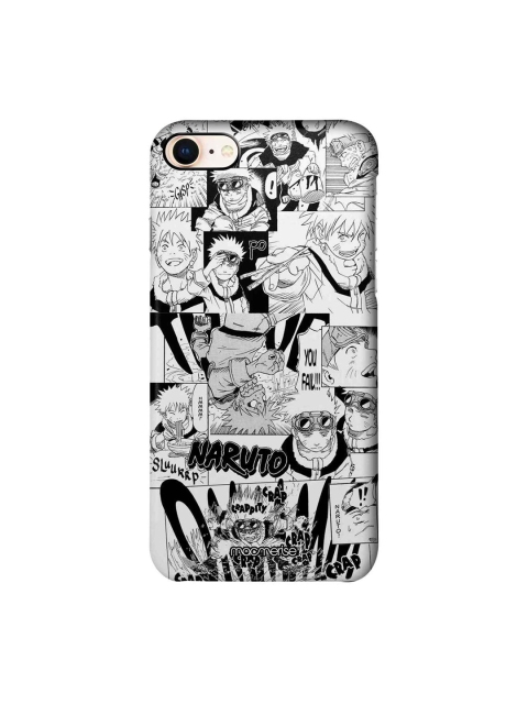 

macmerise Black & White Naruto Collage Printed iPhone 8 Case