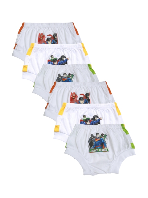

Red Rose Boys Pack Of 6 Assorted Briefs JRNO05-WHITE-20