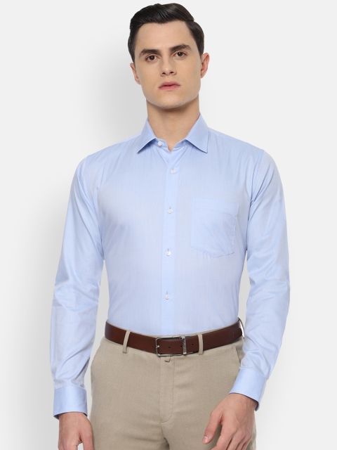 

Van Heusen Men Blue Slim Fit Solid Formal Shirt
