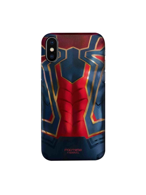 

macmerise Blue & Red Spiderman Suit iPhone X Mobile Case