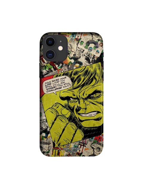 

macmerise Green & Black Comic Hulk Printed iPhone 11 Case