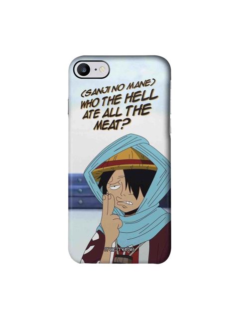 

macmerise Turquoise Blue & Beige Sanji D Luffy iPhone 7 Mobile Case