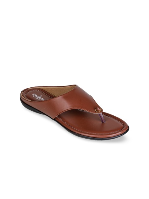 

Liberty Women Tan Brown Solid Open Toe Flats