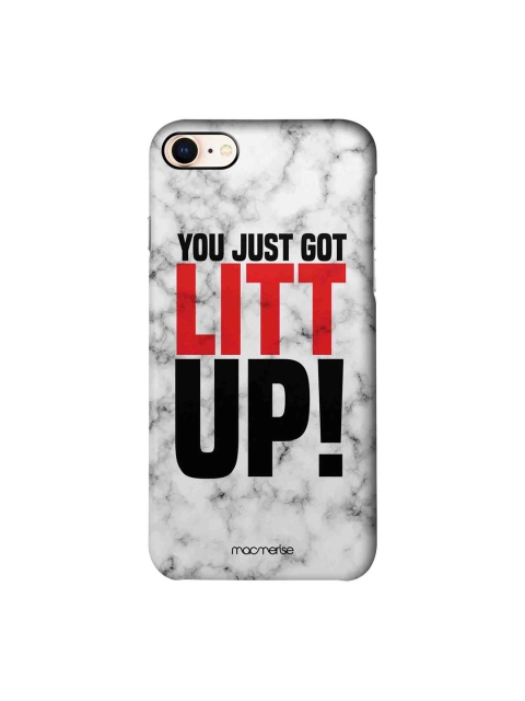 

macmerise Red & Black Litt Up iPhone 8 Mobile Case