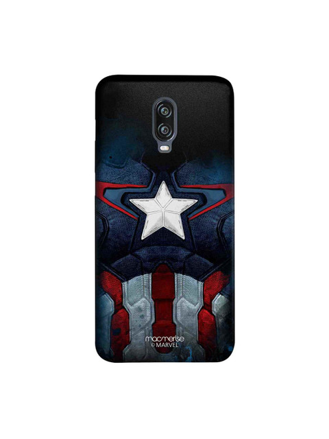 

macmerise Grey & Red Captain America Suit Sublime Printed OnePlus 6T Case