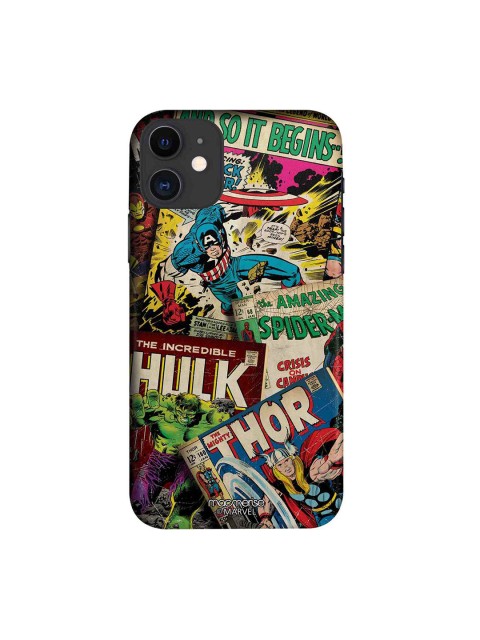 

macmerise Blue & Green Marvel Comics Collection iPhone 11 Case
