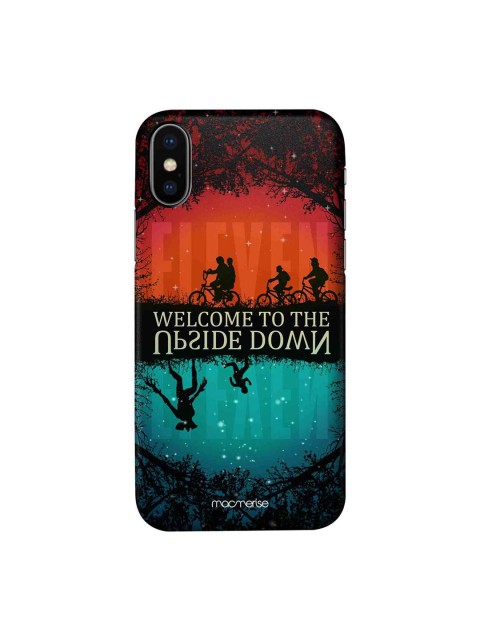 

macmerise Red & Black Upside Down iPhone X Case