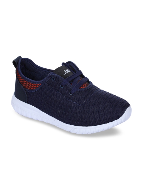 

Liberty Men Navy Blue PU and Canvas Running Shoes