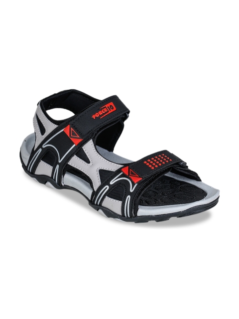 

Liberty Men Black & Grey Comfort Sandals