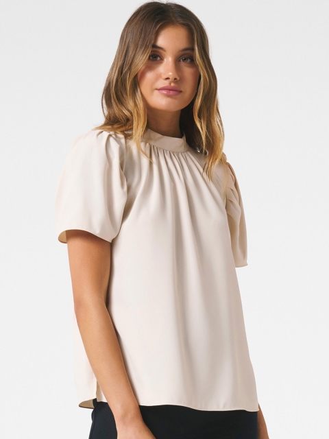 

Forever New Women Pink Solid Top