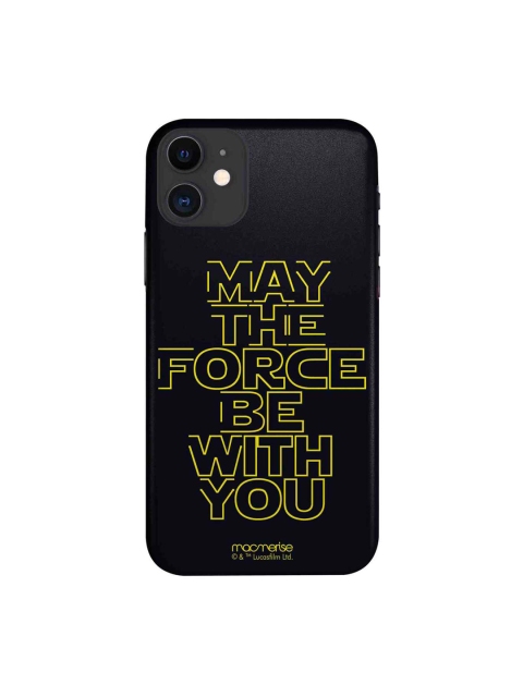 

macmerise Black & Yellow Classic Star Wars Printed iPhone 11 Case