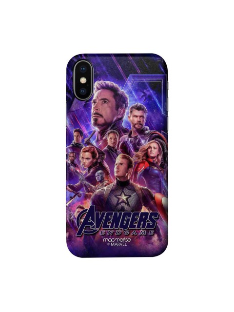 

macmerise Blue & Purple Avengers Endgame Poster Pro iPhone Xs Case