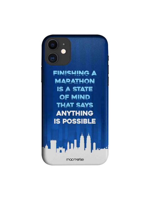 

macmerise Blue & White Anything Is Possible iPhone 11 Case