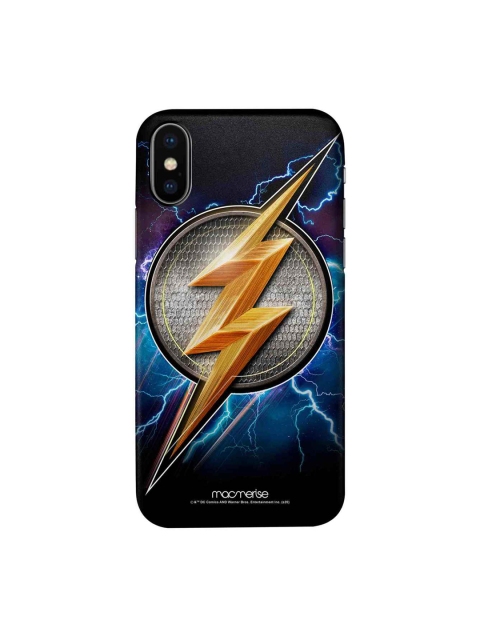 

macmerise Blue & Yellow Seriously Crazy Joker DC The Dark Knight iPhone Xs Back Cover