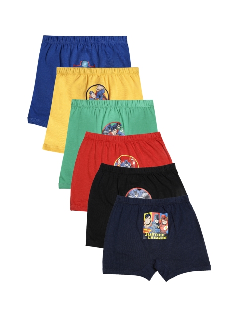 Red Rose Boys Pack Of 6 Assorted Trunks JRNO41CL-ASSORTED-20