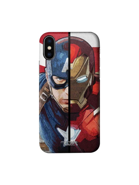 

macmerise Blue & Red Perfectly Imperfect Avengers iPhone Xs Case
