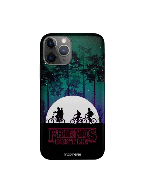

macmerise Green & Black The Gang Of Hawkins iPhone 11 Pro Max Mobile Case