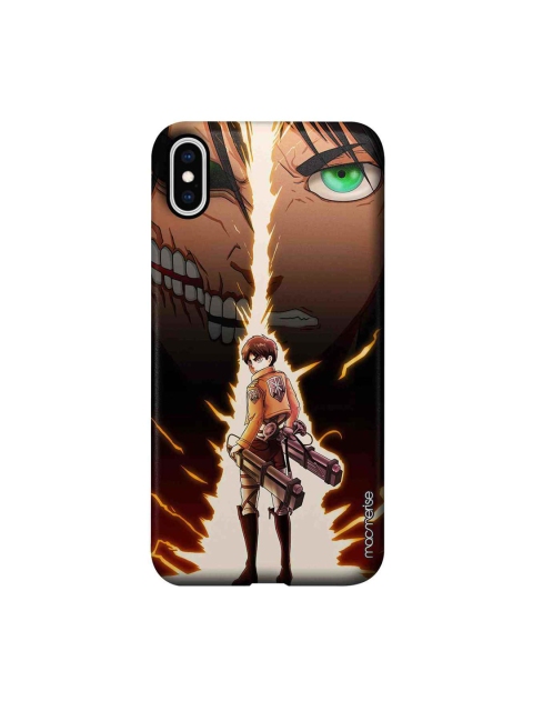 

macmerise Beige & Black Titan Jaeger Printed iPhone XS Max Case
